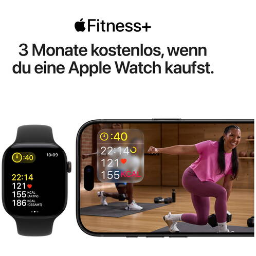 GPS + Cellular, 49 mm, Titan Natur, Ocean Armband Halbtransparentes Grau