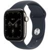 GPS + Cellular, 42 mm, Titane naturel, Bracelet sport S/M Titane naturel