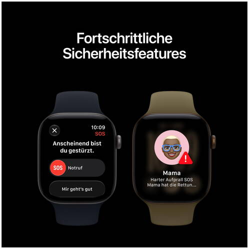 GPS + Cellular, 42 mm, Titane naturel, Bracelet sport S/M Titane naturel