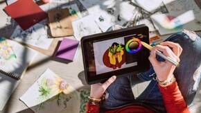 digitales Bildnerisches Gestalten in der Schule mit dem Logitech Crayon und iPad