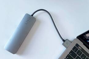 MacBook Adapter von LINQ passen auch farblich gut zu Apple Produkten.