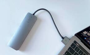 MacBook Adapter von LINQ passen auch farblich gut zu Apple Produkten.