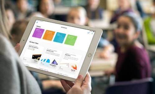 Die Apps Schoolwork und Classroom sind super Tools für Lehrpersonen.