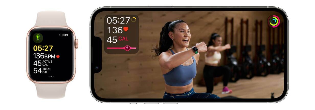 Apple Watch und die Fitness App helfen dir, motiviert zu trainieren. Motivation für dein Home Training mit Apple Fitness+.