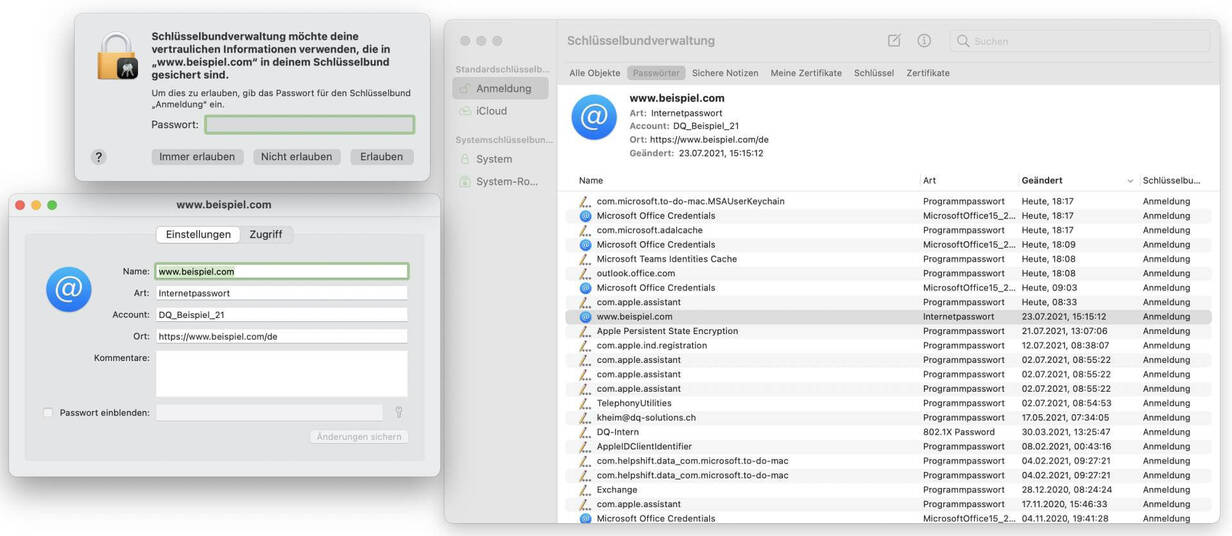 Dank iCloud den Mac Passwort-Manager für alle Apple Devices verwenden. Schlüsselbundverwaltung über iCloud für andere Apple Geräte nutzen