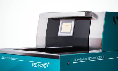 Techsave ist eine Waschmaschine zur technischen Gerätereinigung.