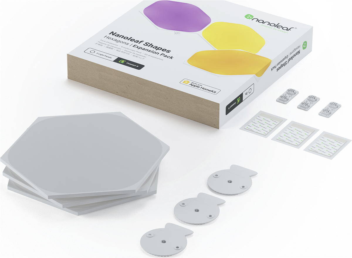 Nanoleaf Shapes Hexagon Erweiterungskit 3er Pack Smart