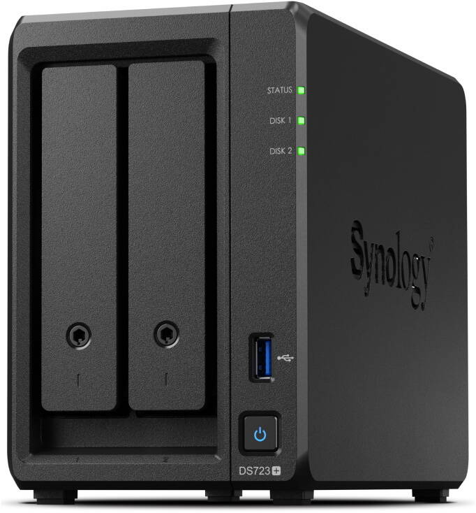 Synology DS723 + NAS 2ベイ Synology DiskStation DS723+ 2-bay SATA NAS Server w/ 2x 20TB SATA