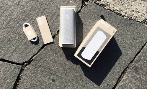 Umweltfreundliche Verpackung von Sonos Speaker