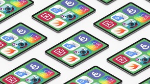 iPad mit sechs Icons von KI-Tools für die Schule