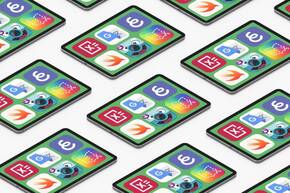 iPad mit sechs Icons von KI-Tools für die Schule