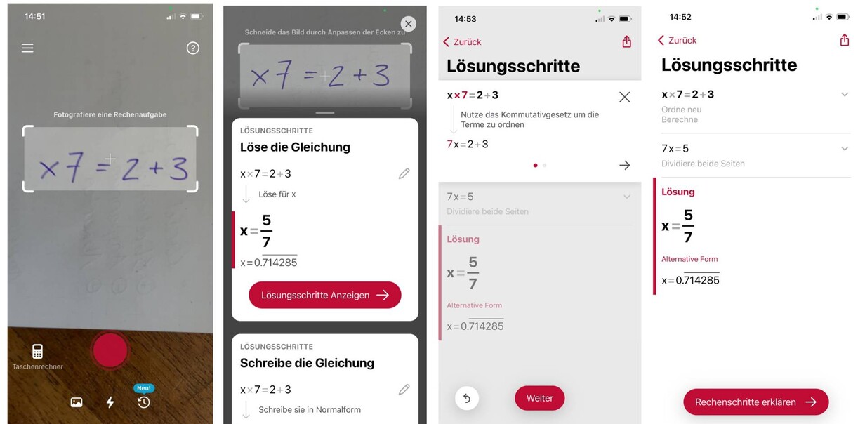 KI-Mathematik-App für die Schule