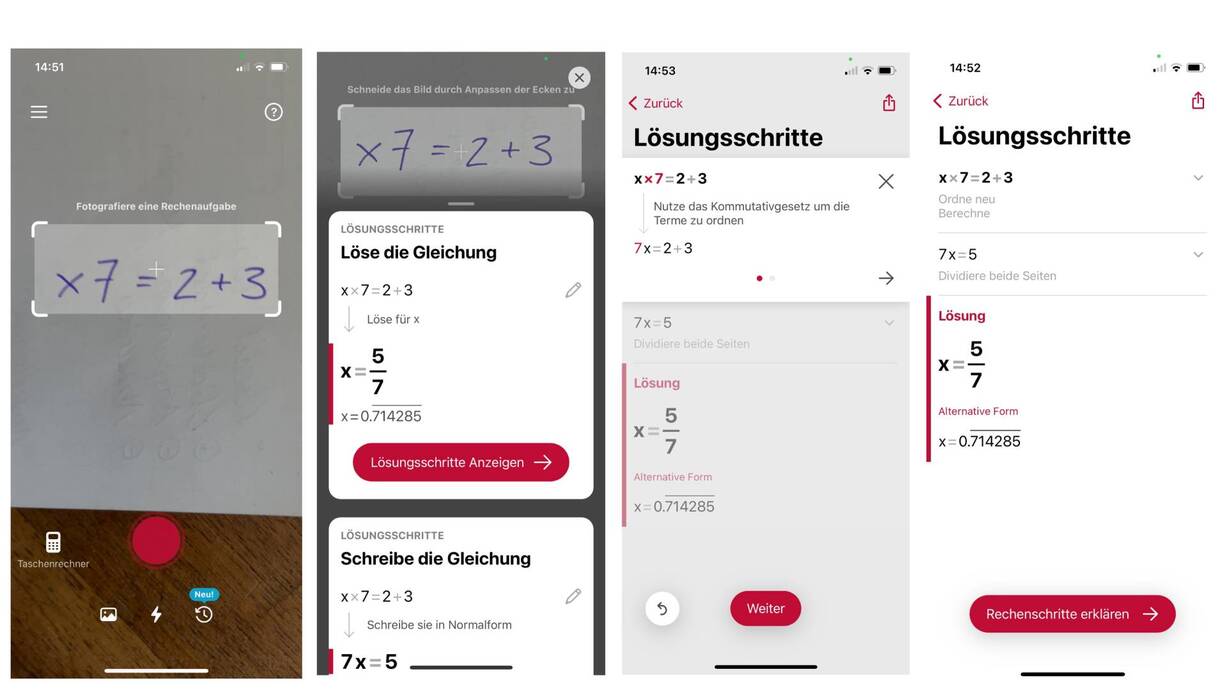 KI-Mathematik-App für die Schule
