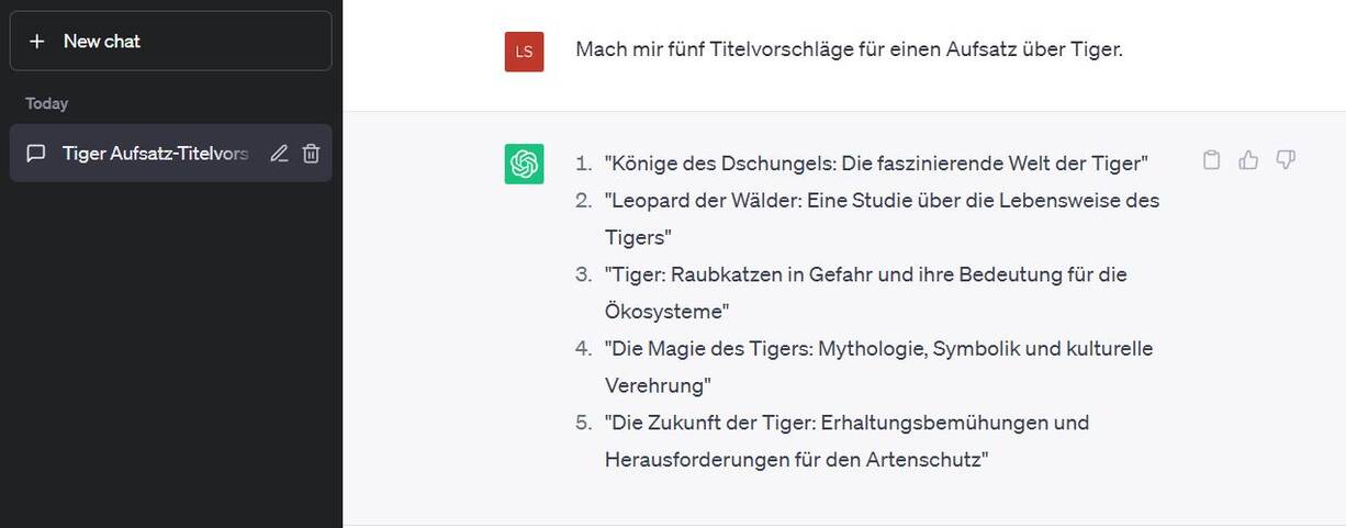 ChatGPT für die Schule nutzen