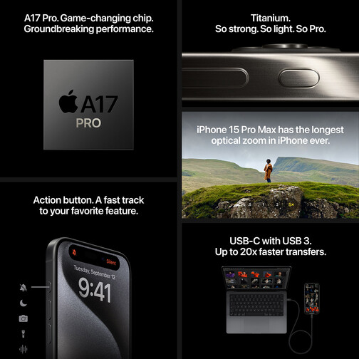 128 GB, 15 Pro Natur, (2023) Titan iPhone Apple