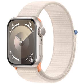 Apple-Watch-Series-9-GPS-41-mm-Aluminium-Polarstern-Sport-Loop-Polarstern-01