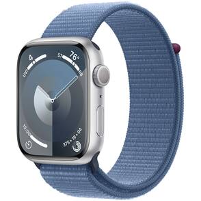 Apple-Watch-Series-9-GPS-45-mm-Aluminium-Silber-Sportarmband-Winterblau-01