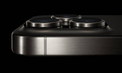 Kamera des neuen Apple iPhone 15 Pro Close-up Triple Kamera Apple iPhone 15 Pro Serie