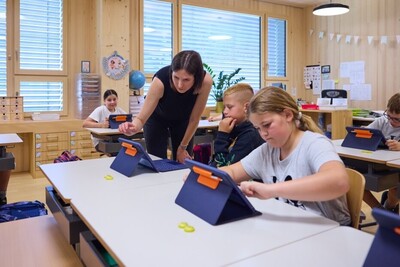 Nadine Christinger beim Coaching