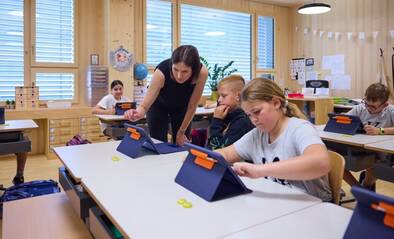 Nadine Christinger beim Coaching