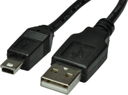 Roline-USB-2-0-Typ-A-auf-USB-2-0-Mini-B-Adapterkabel-0-8-m-Schwarz-02.