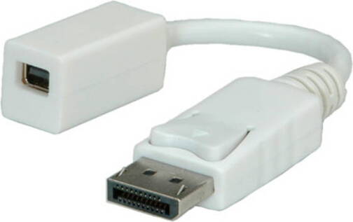 Roline-DisplayPort-auf-mini-DisplayPort-Adapterkabel-Weiss-01.