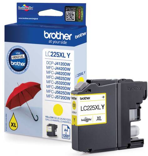 Brother-Tintenpatrone-LC-225XL-Y-Gelb-01.