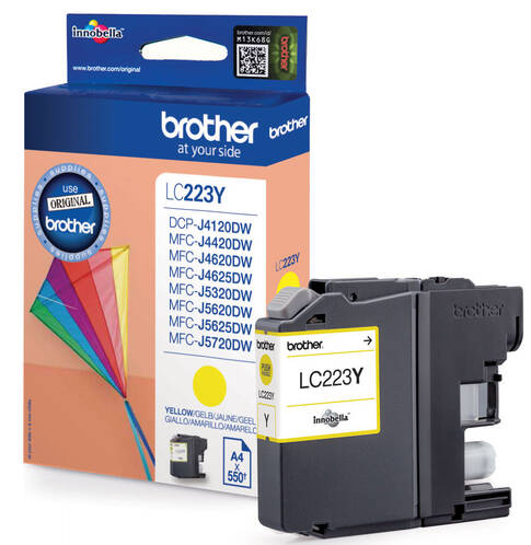 Brother-Tintenpatrone-LC-223Y-Gelb-01. Brother-Tintenpatrone-LC-223Y-Gelb-01.