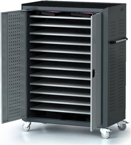 Atesum-Atecart-Rollwagen-fuer-32-MacBook-oder-iPad-feste-Tablare-Schwarz-01. Atesum-Atecart-Rollwagen-fuer-32-MacBook-oder-iPad-feste-Tablare-Schwarz-01.