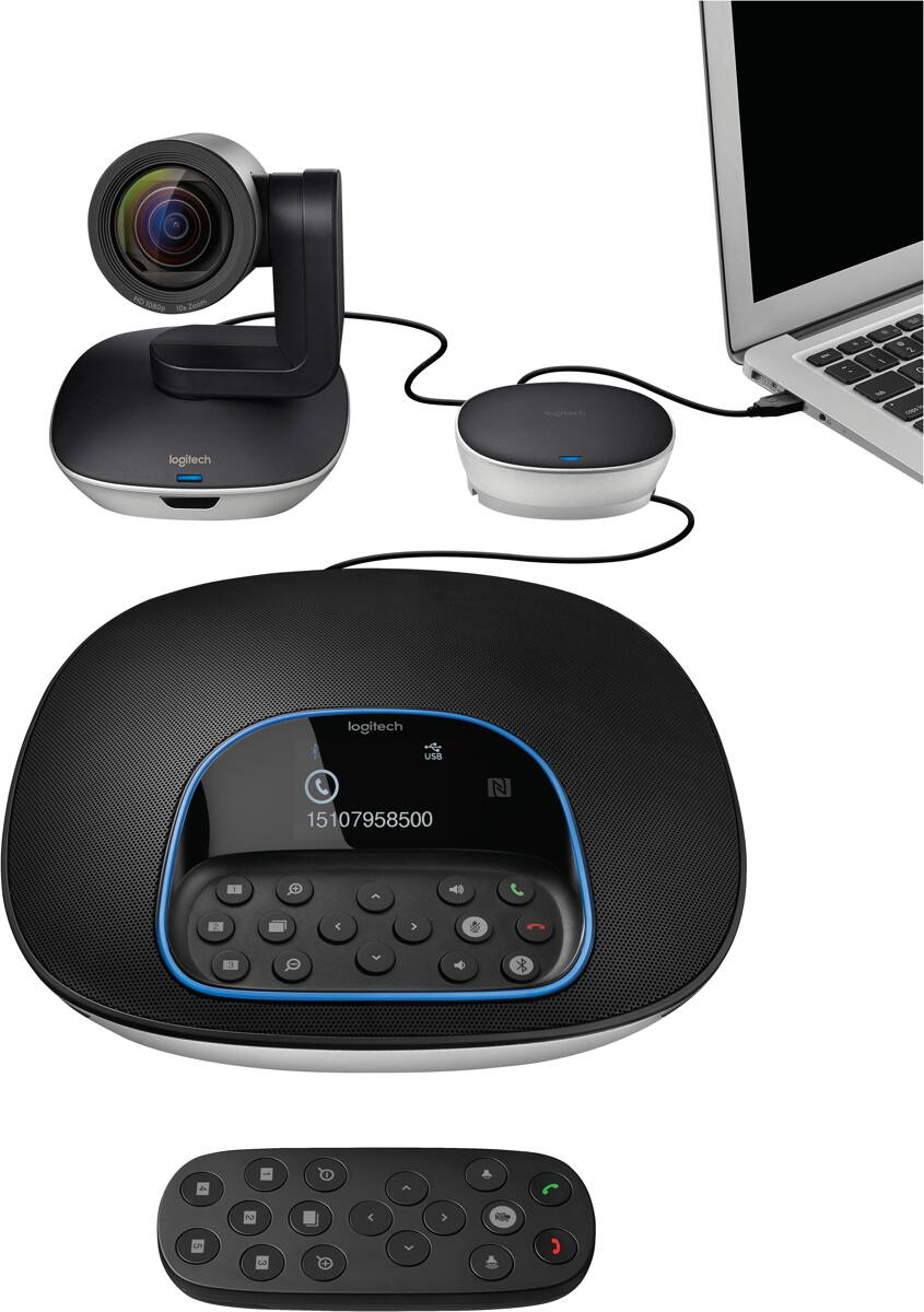 Logitech-Videokonferenzkamera-Set-Group-Schwarz-09. Logitech-Videokonferenzkamera-Set-Group-Schwarz-09.
