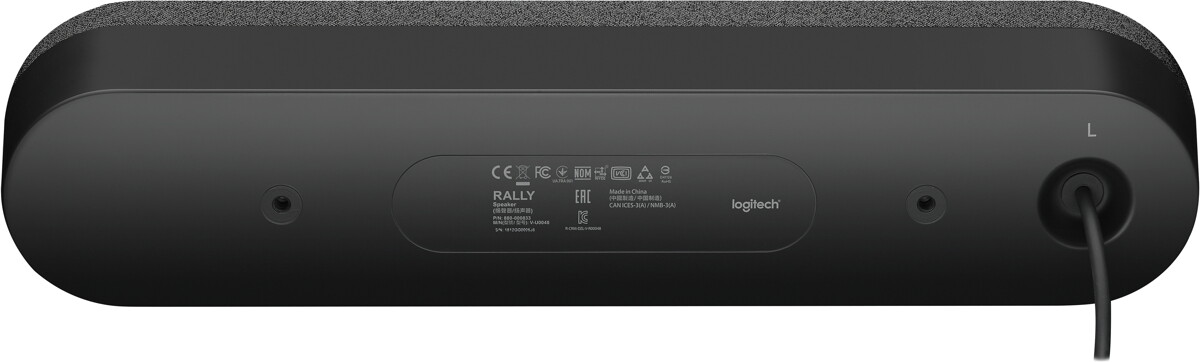 Logitech Videokonferenz-System Rally Speaker, Schwarz; 960-001230