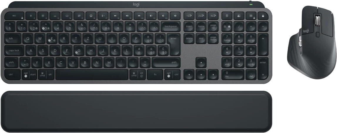 Logitech MX Keys Combo Maus; 920-011608 Tastatur + Bluetooth 5