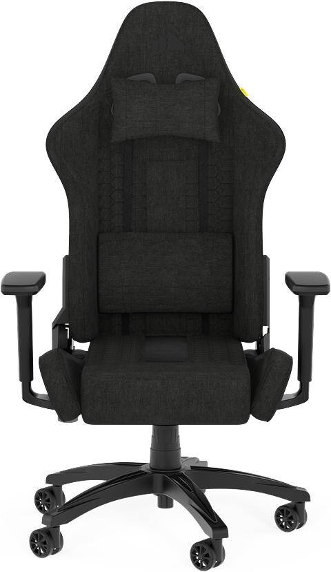 Corsair TC100 Gaming Chair, Black; CF-9010051-WW DQ-Solutions