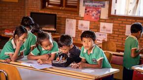 Kinder vom Smiling Gecko Hilfswerk Kambodscha