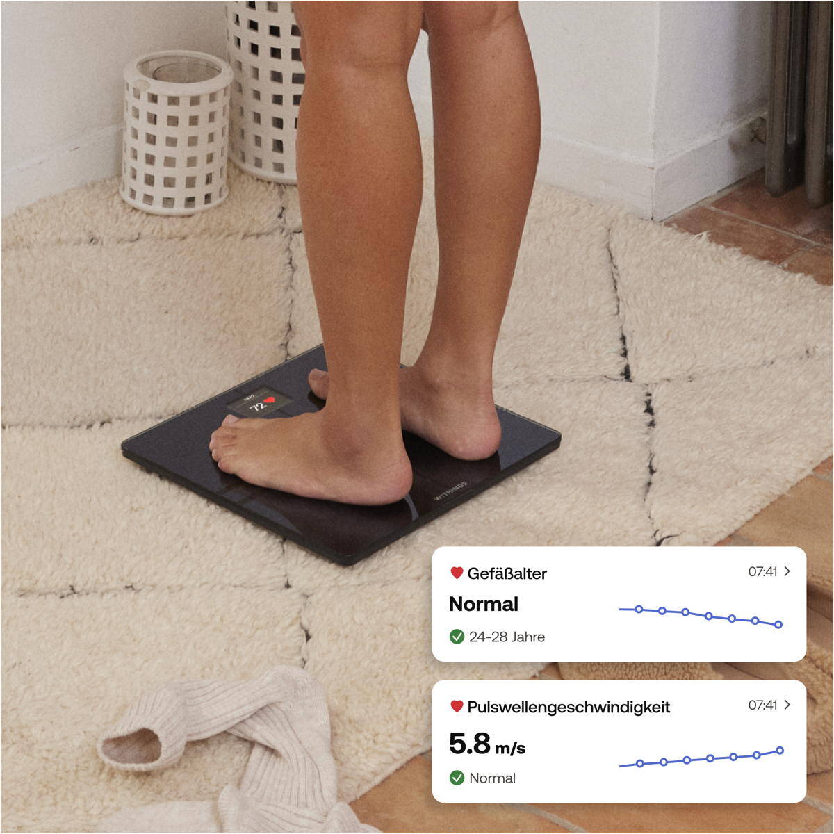 Withings Body comp analysis Body scale; WBS12-WHITE-ALL-INTER | DQ-