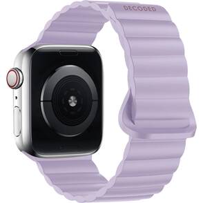 Decoded-Silikonarmband-Magnetic-Traction-fuer-Apple-Watch-38-40-41-mm-Lavendel-01