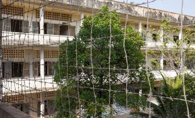 Das Gefängnis S21 in Kambodscha