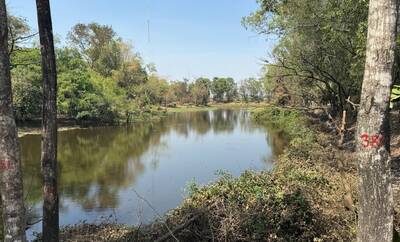 Flusslandschaft in Kambodscha
