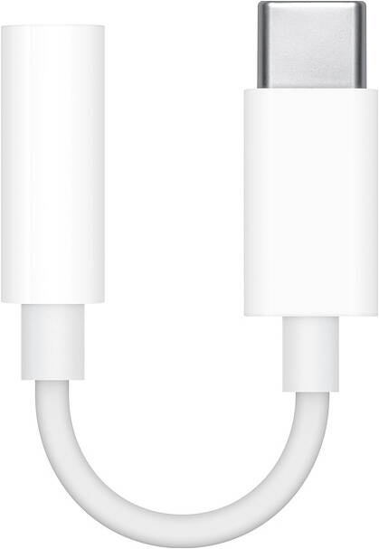 Apple USB Typ-C auf mini Jack, adapter cable, White;