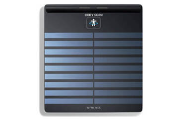 Smartes Wiegen mit der Withings Body Scan Körperanalyse Waage.