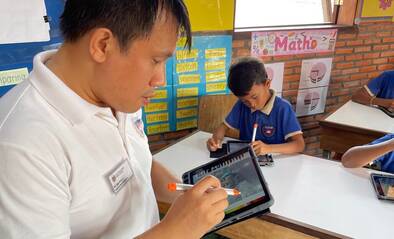 Auch Lehrpersonen sind begeistert von den iPad im Klassenzimmer