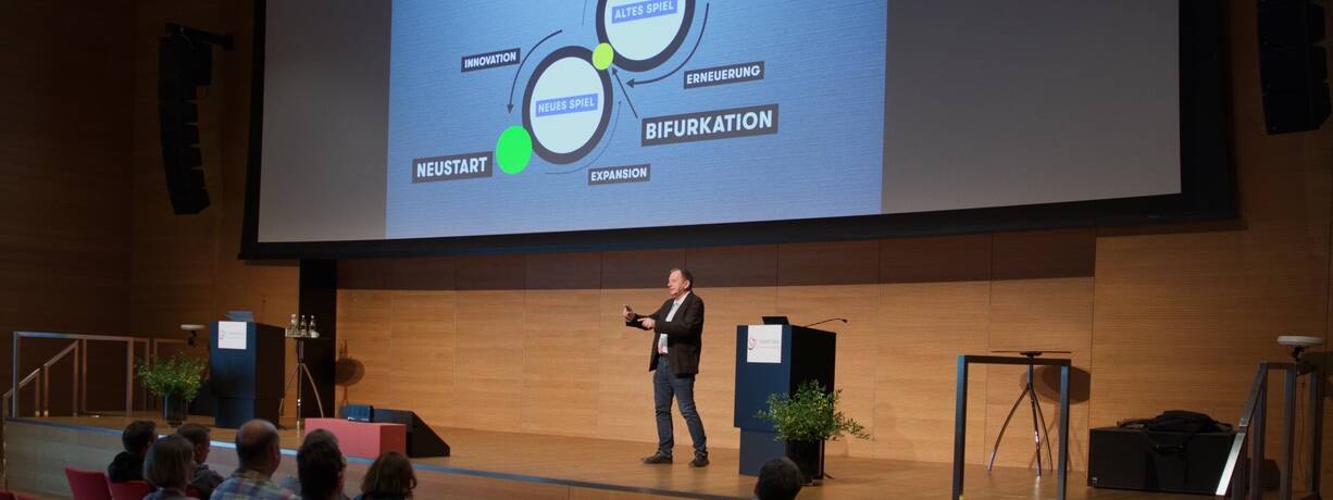 Roger Spindler betont die Wichtigkeit von Kreativität