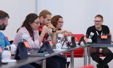 Workshops zur Steuerung von Robotern