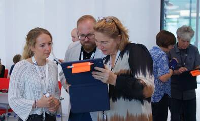 In den Workshops ist Teamwork gefragt