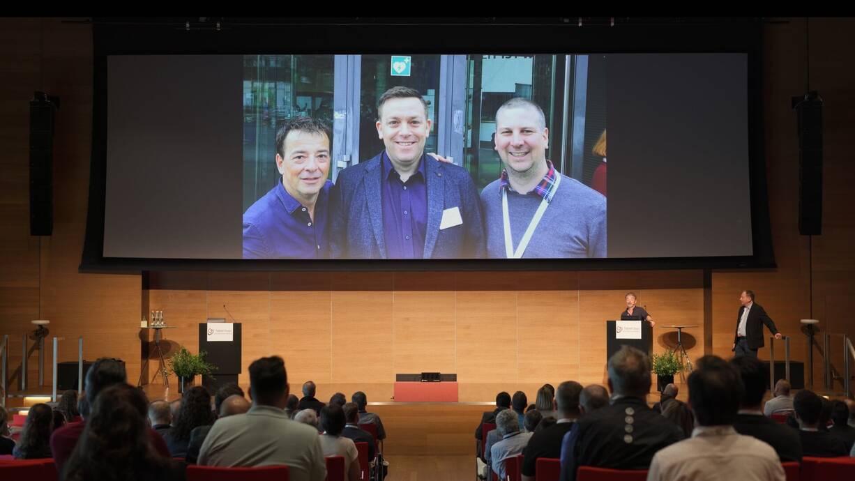 Die Veranstalter Tom Rittmann, Roger Spindler und Marcel Kaufmann