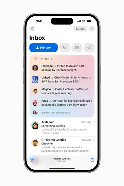 Priority Messages in Mail zeigt das wichtigste ganz oben an