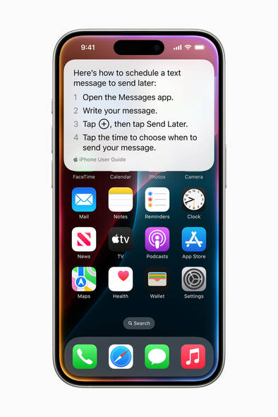 Siri gibt dir Rat zur Nutzung deines Gerätes