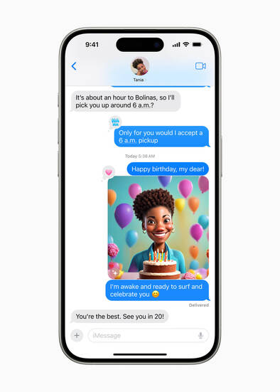 Apple AI lässt dich Genmojis kreieren