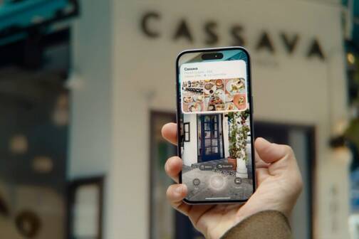 Bilderkennung mit iPhone 16 und Camera Control iPhone 16 erkennt dank Visual Intelligence ein Restaurant