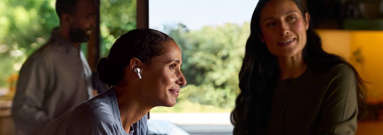 AirPods tragen als Gehörhilfe